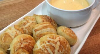 Pretzel Bites with Beer Cheese